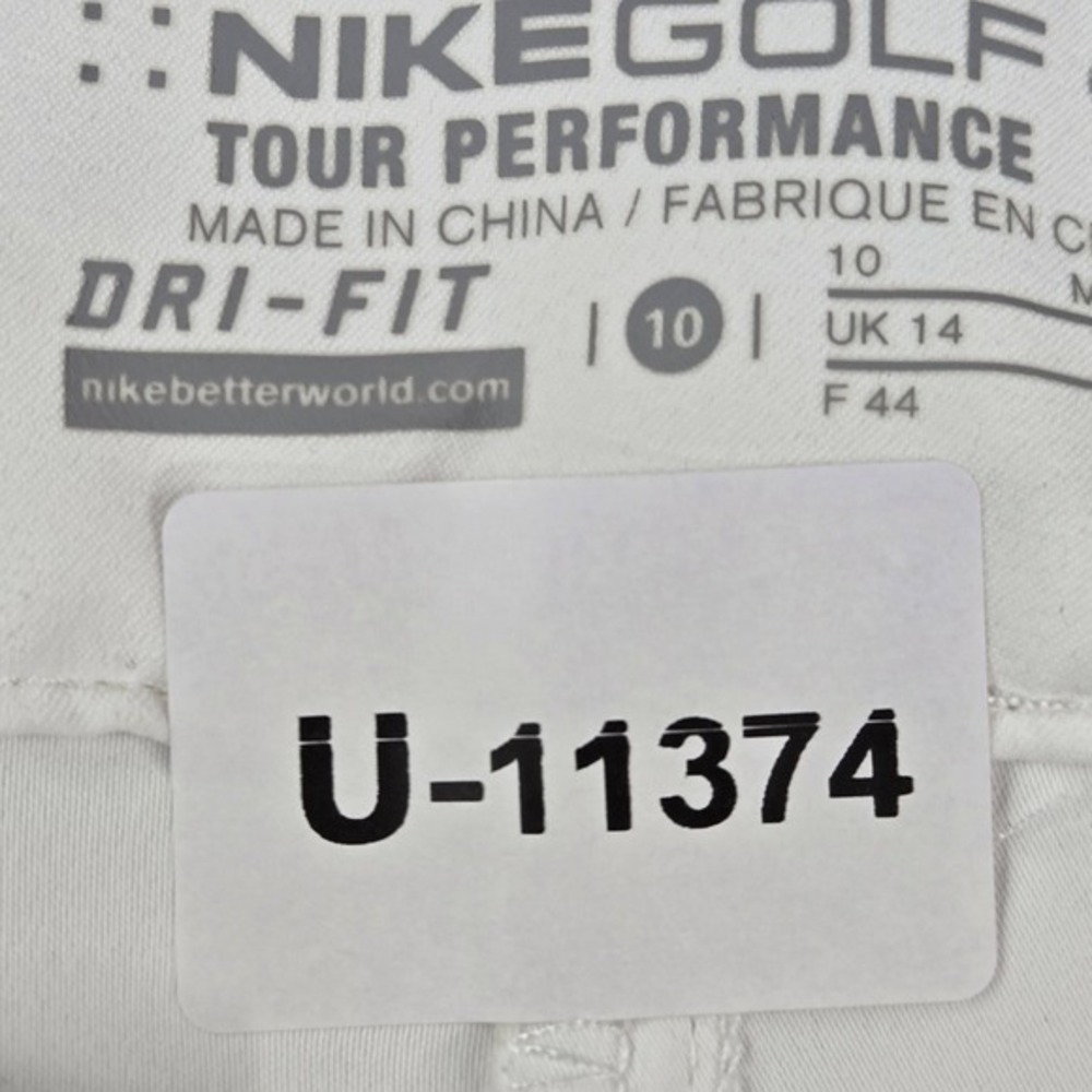 Nike Women Pants 10 White Dress Pants Dri-Fit Golf Pants Modern Rise 23" NWT - Picture 2 of 14